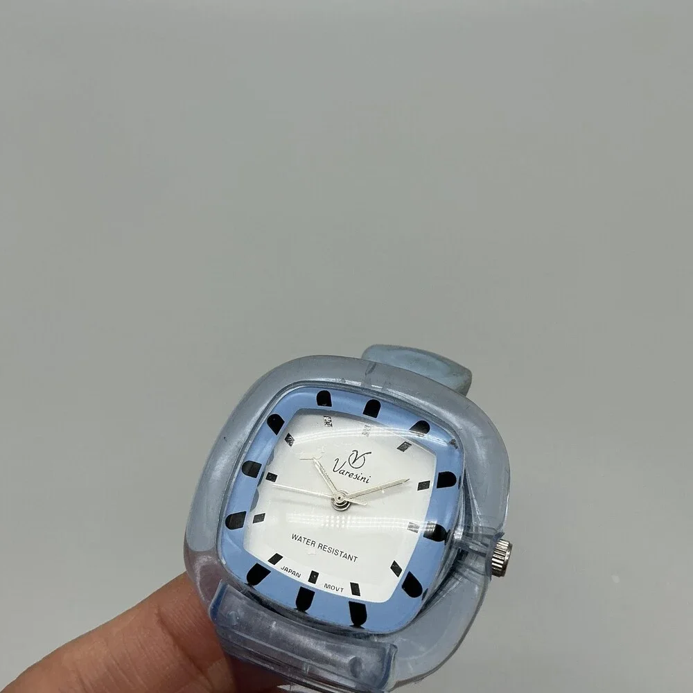 Varesini Womens Watch 35mm Blue Plastic Bangle Water Resistant New Battery 6